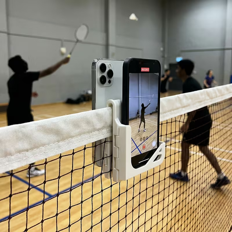 Badminton Rank - Support de téléphone pliable pour terrain