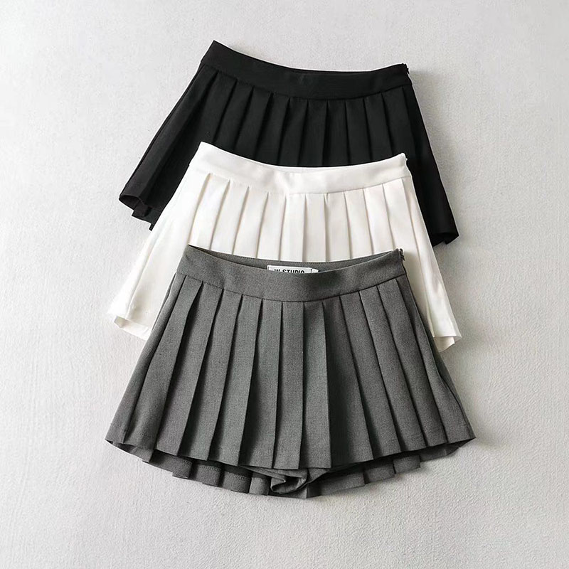 Badminton Korea - MEXZT-Mini Jupe Plissée Sexy pour Femme,