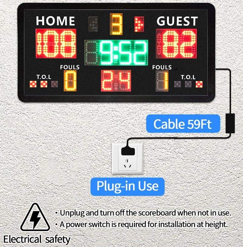 Tableau de Score Numérique LED - Scoreboard Digital avis et prix