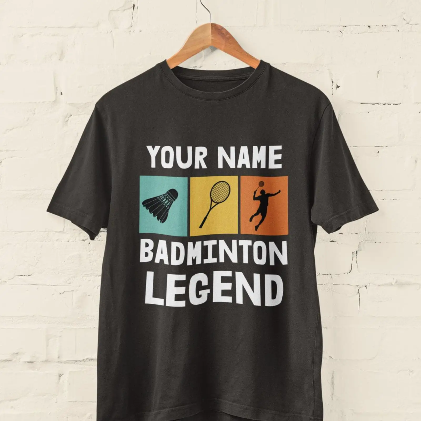 T-shirt personnalisé Légende d - Badminton Legend avis et prix